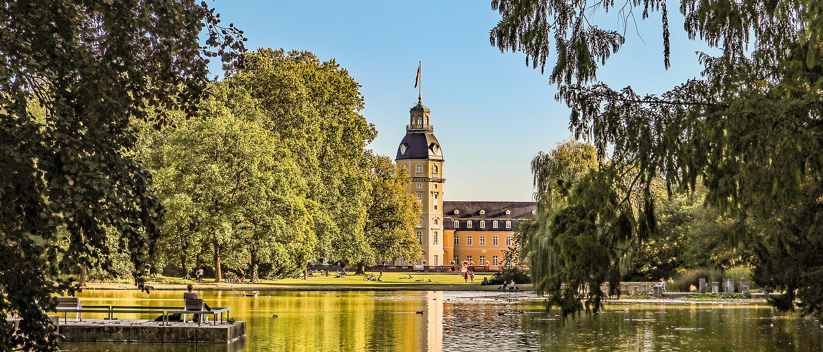 Schlossgarten Karlsruhe in unserer Projektregion Baden-Württemberg